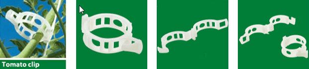 tomato clips biodegradables Aplicacion tomato clips